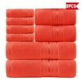 thumbnail image 1 of [Luxury Towel Set] 8pcs Luxury Bath Towel Set, 100% Cotton | Premium Hotel Quality, Soft Absorbent, Includes 2 Bath Towels, 2 Bath Towels, 4 Washcloths, Ideal for Bathroom, Hotel, SPA, 1 of 21