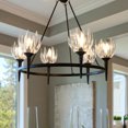 thumbnail image 1 of Luxury Traditional Chandelier, Matte Black, UQL6471, 1 of 5