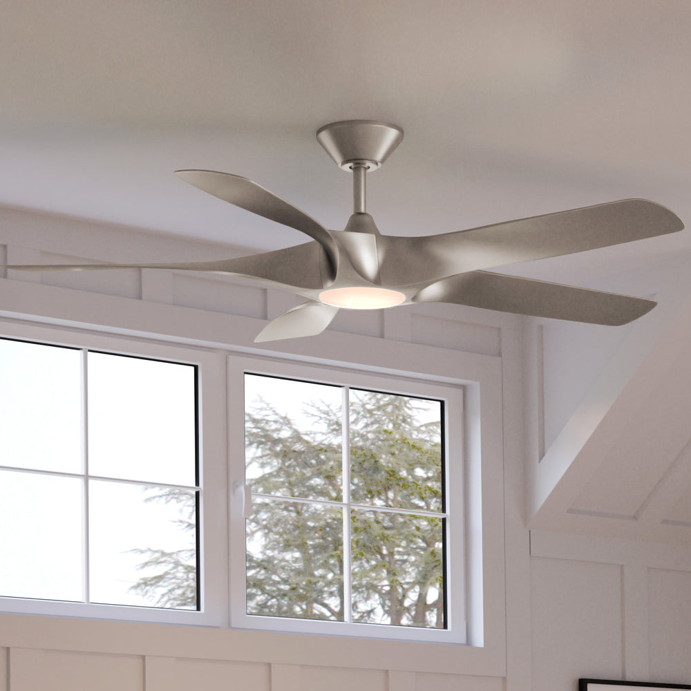 Transitional Ceiling Fans Luxury Transitional Ceiling Fan, 14.25H x 60W, with Modern Style, Hand ...