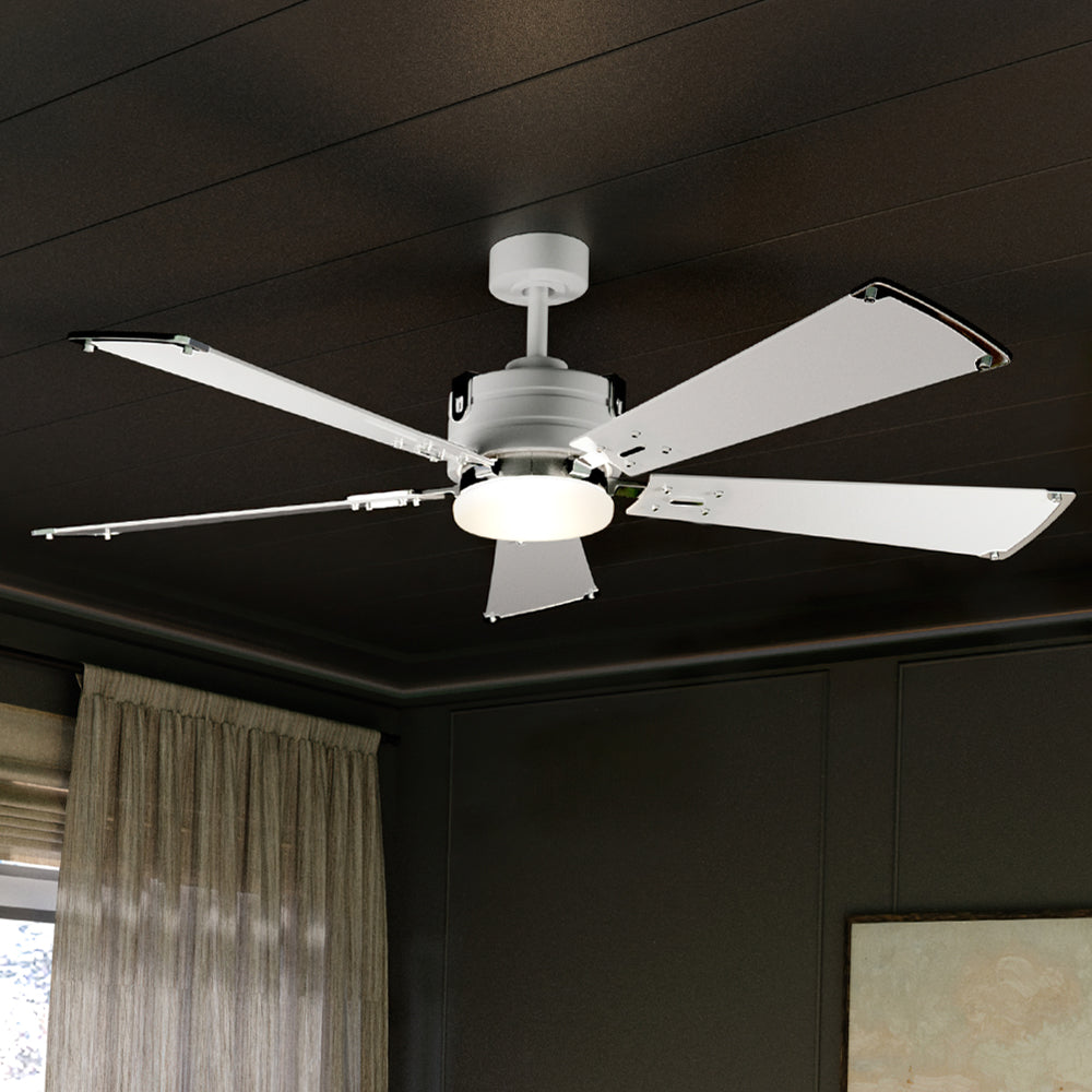 Transitional Ceiling Fans Luxury Transitional Ceiling Fan, 14.875H x 56W, with Industrial Style ...