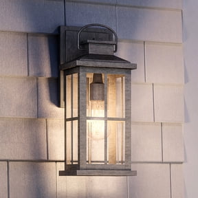 Luxury Transitional Wall Sconce, 18H x 7W, with Craftsman Style, Aged Pewter, UHP1296 by Urban Ambiance
