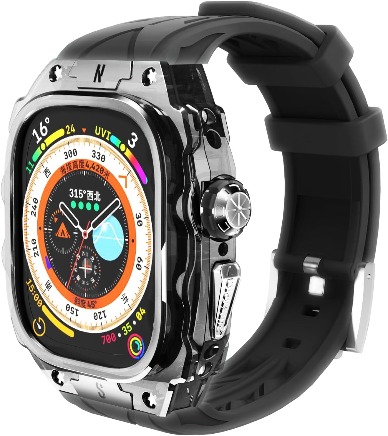 Luxury Translucent Smartwatch Case for Apple Watch Jamaica Ubuy
