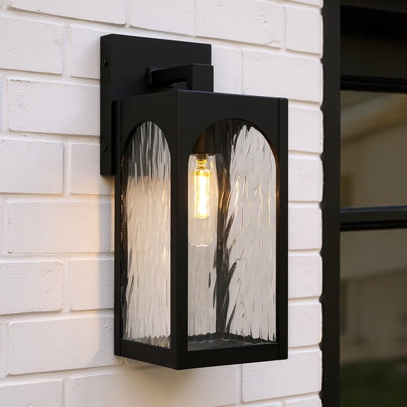 Luxury Tudor Wall Sconce, Matte Black, UQL10100