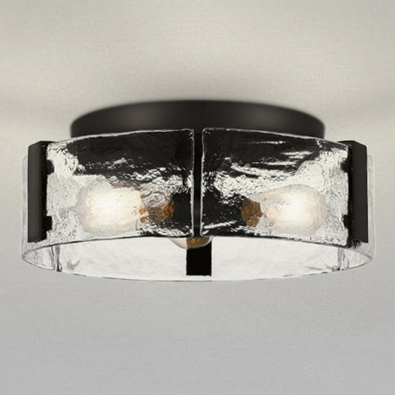 Luxury Tuscan Ceiling Light, Matte Black, UQL5010