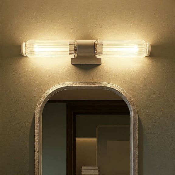 Luxury Urban Loft Bath Light, Brushed Nickel, UQL6160