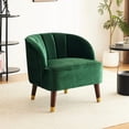 thumbnail image 1 of Luxury Velvet Material, Solid Leg Load | Living Room, Home Bar - Comfortable Seats & Mid-century Charm, 1 of 6