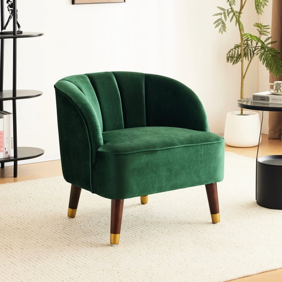 Luxury Velvet Material, Solid Leg Load | Living Room, Home Bar - Comfortable Seats & Mid-century Charm