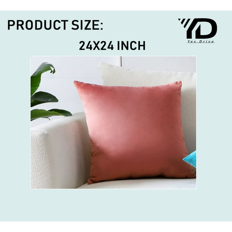 Luxury Velvet Pillow Covers Super Soft Decorative Square Throw