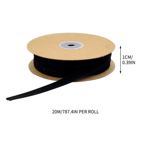 Luxury Velvet Ribbon for DIY Crafting, Gift Wrapping, and Holiday Decorations - Perfect for Bows, Wreaths, and Parties