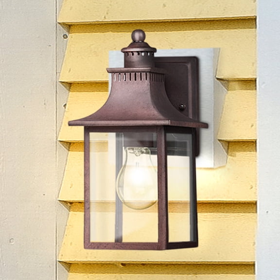 Luxury Vintage Wall Sconce, Large Size: 11.25''H x 5.50''W, with Old World Style Elements, Copper Bronze Finish, UQL1750 from the Viersen Collection by Urban Ambiance