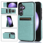 Luxury Wallet Card Slot Phone Case For Samsung S24 Ultra S23FE Leather Shockproof Cover For Samsung S23 S22 S21 S20 Plus Ultra A15 A35 A55 A54 A14 A73 A53 A72 A52 Etc