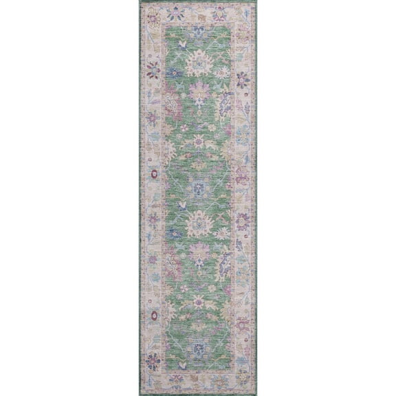 Luxury Washable Hatay HY7 Lime 2'3" x 7'6" Rug