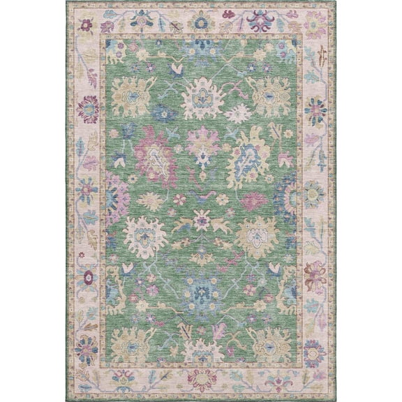 Luxury Washable Hatay HY7 Lime 3' x 5' Rug