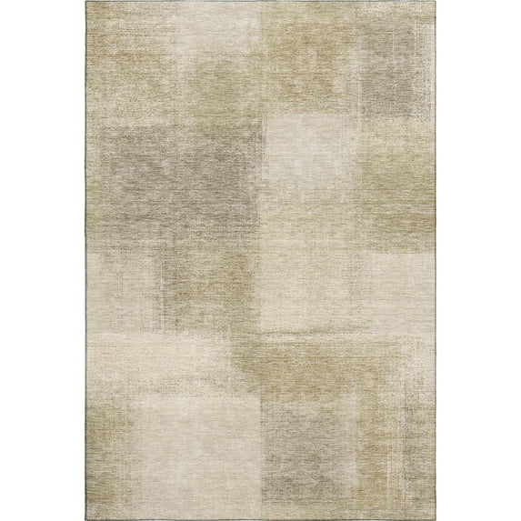 Luxury Washable Trevi TV10 Taupe 3' x 5' Rug