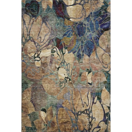 Luxury Washable Trevi TV17 Beige 9' x 12' Rug