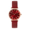 thumbnail image 1 of Luxury Watches For Women Clearance, Red Dial, Stylish Finish, Reliable Analog Display, Comfortable Wrist Band, Great for Office & Work, Valentine Gift for Her, 1 of 3