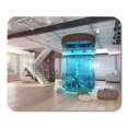 thumbnail image 1 of Luxury White Cylinder The Modern Loft Interior Aquarium 3D Mousepad Mouse Pad Mouse Mat 9x10 inch, 1 of 3