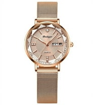 Luxury Women Bracelet Quartz Watches For Women Casual Waterproof Luminous Mesh Stainless Steel Ladies Wristwatches High Quality