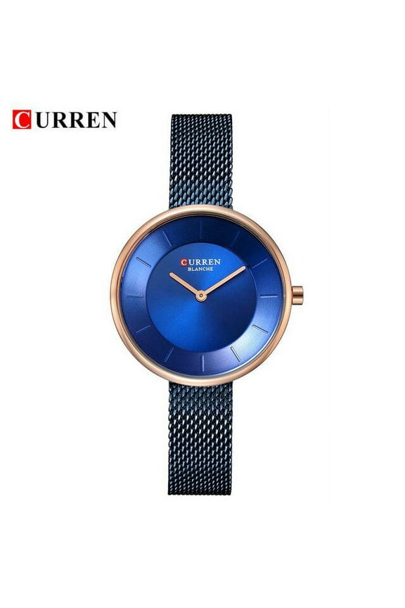 Luxury Women Steel Mesh Watch Simple Classic Wristwatch CURREN Fashion Casual Quartz Women's Bracelet Watches Relogio Masculino