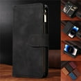 thumbnail image 1 of Luxury Zipper Purse Flip Phone Case Card Slots Leather Cover for iPhone 16ProMax 16Pro 16Plus 16 16e 15ProMax 15Pro 15Plus 15 14ProMax 14Pro 14 13ProMax 13Pro 13 12ProMax 12Pro 12 11 XS Max XR X 8 7, 1 of 20