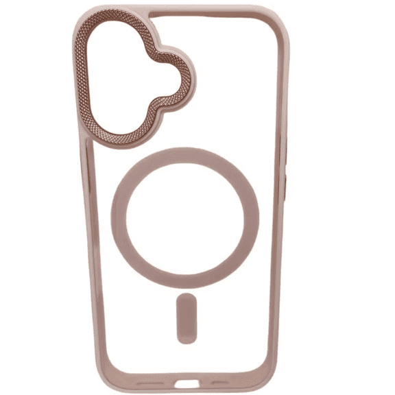 Luxury Transparent Phone Case Compatible with iPhone 16, Clear Protective Back Cover with Slim Modern Design, Wireless Charging Compatible