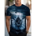thumbnail image 1 of "Luxury men's new T-shirt, showing a stunning sea view - very high quality, 1 of 6