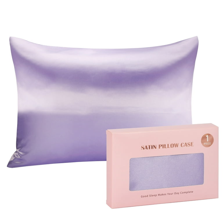 Luxury Purple Satin Pillow Case Walmart