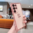 thumbnail image 1 of Phone Case Luxury Rose Flower Silicone Case For Samsung Galaxy A52 A53 A54 S21 S22 S23 Plus Ultra S20 Fe A12 A13 A14 A23 A24 A33 A34 Cover, 1 of 12