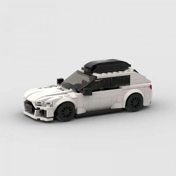 Luxury sports car racing puzzle assembly children's building block toys