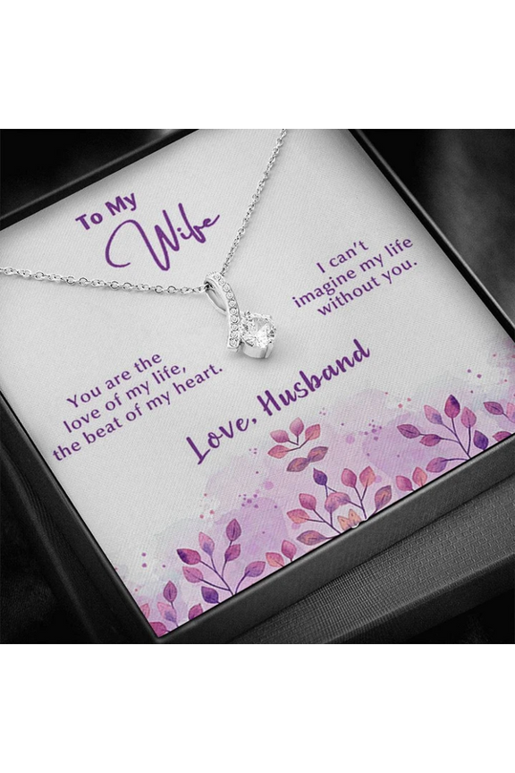 LuxuryIdea for Wife - Necklace, White Alluring Necklace