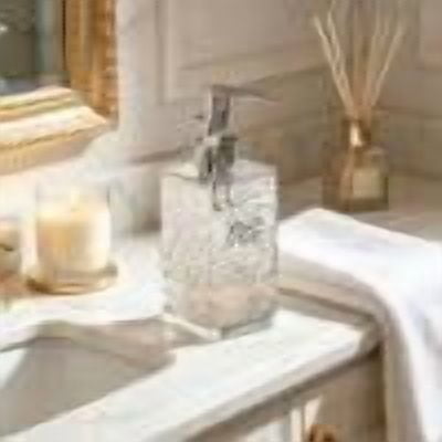 Luxurys Hand Soap Dispenser Shampoo Body Wash Lotion Pump Bottle For Bathroom Kitchen Travel Empty Refillable Container Sleek Hotel Style Designs