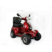 Luxuryton Tricycle Fat Tires Electric Mobility Scooter, Red