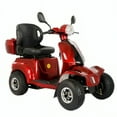 thumbnail image 1 of Heavy Duty 4 Wheel Mobility Scooter, Fat Tire Luxuryton X-1000 Red - 1500w Powerbooster Option, Rear Storage Box, 1 of 2