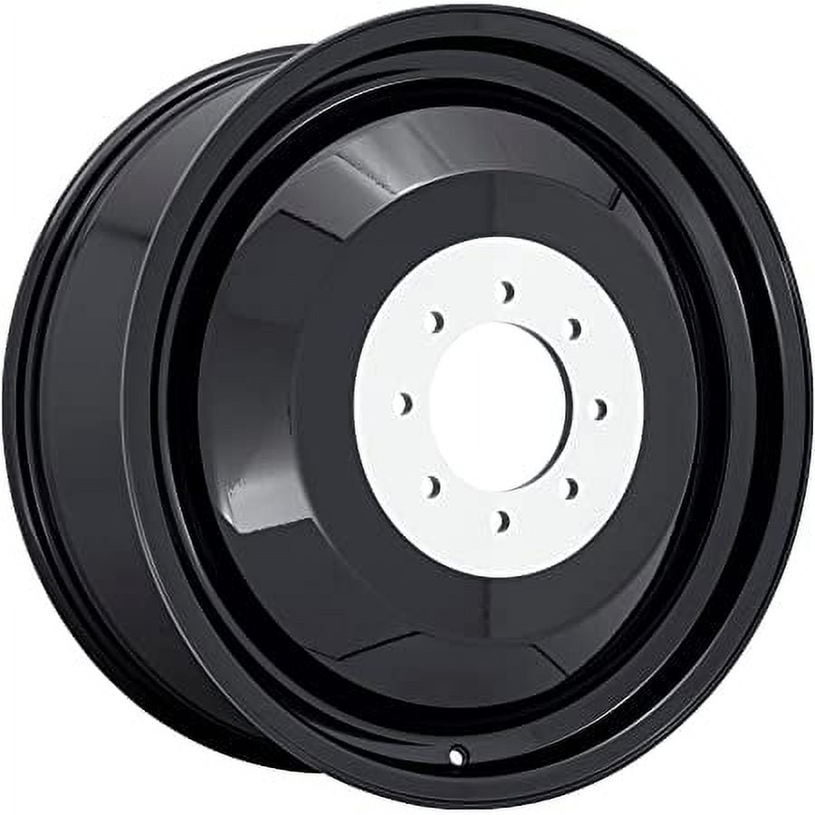 Luxxx HD14 Rear Inner Dually Wheel, 20"x8.25", 8x200mm, +115 Offset, 142mm Hub, Gloss Black Finish