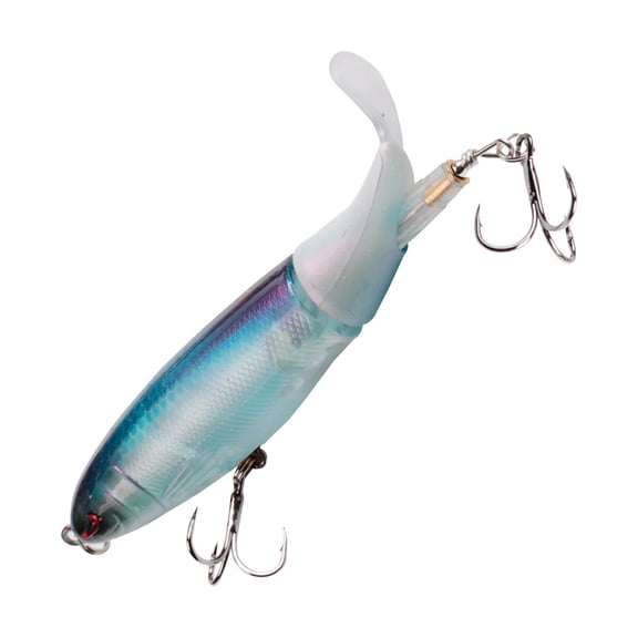 Luya Propeller Tractor Hard Bait with Hook and Reflective Coating for Catching Big Fish