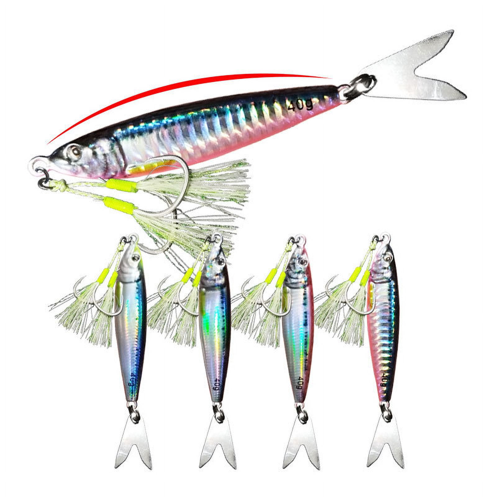 Luya bait slow shake long shot mackerel Bank throw sequins sea fishing