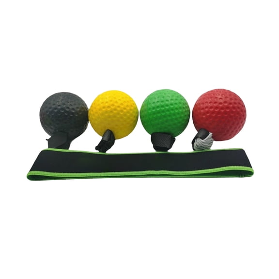 Luyimi Boxing Reflex Ball Set with 4 Balls, Reflex Ball Headband for Adults Kids, Portable Speed Training Reflex Ball for Boxing, Hand Eye Coordination & Stress Relief