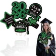 thumbnail image 1 of Luysn 1 Set Class Of 2026 Centerpieces Sticks, Graduation Decorations Cake Toppers, Graduation Theme Party Decorations Supply, 1 of 5