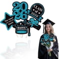 thumbnail image 1 of Luysn 1 Set Class Of 2026 Centerpieces Sticks, Graduation Decorations Cake Toppers, Graduation Theme Party Decorations Supply, 1 of 6
