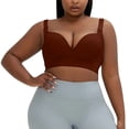 thumbnail image 1 of Luysn 1Pc Women's Shapedly Bra Back Smoothing Push Up Plus Size Underwire Bra,Wireless Jelly Bras Seamless Bra Supportive Full Coverage Bralette T-Shirt Bra Anti Sagging Wireless Comfy Bras for Women, 1 of 6