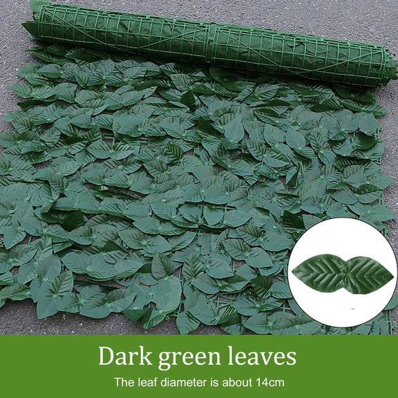 Luysn Artificial Ivy Privacy Fence Screen,Green Vines,Uv-Anti Faux Hedge Fence and Fake Ivy Vine Leaf Wall Panels for Green Backdrop,Ivy Vines Garden Greenery Decor,Patio Privacy Screen 9.8"X19.7"