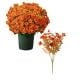 Luysn Artificial Mums for Outdoors,Artificial Mums,Fake Flower - Fall Artificial Plants,Waterproof,No Fade Or Wilt,Vibrant,Fall Artificial Flowers for Outdoors,Fall Decor,Fall Decorations for Home