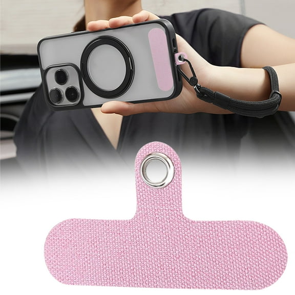 Luysn Mobile Phone Lanyard Pad,Phone Tether Tab,Cell Phone Lanyard Patch for All Full Phone Cases,Cell Phone Lanyard Pads,Durable Phone Patch Universal Phone Tether Tab without Adhesive 1.37"