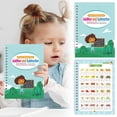 thumbnail image 1 of Luysn PreWorkbook,Magic Grooved Writing Practice,Reusable Grooved Handwriting Workbooks,Magic Copybooks Template Design for Letter Tracing Books,PreLearning Activities(1 Book), 1 of 5