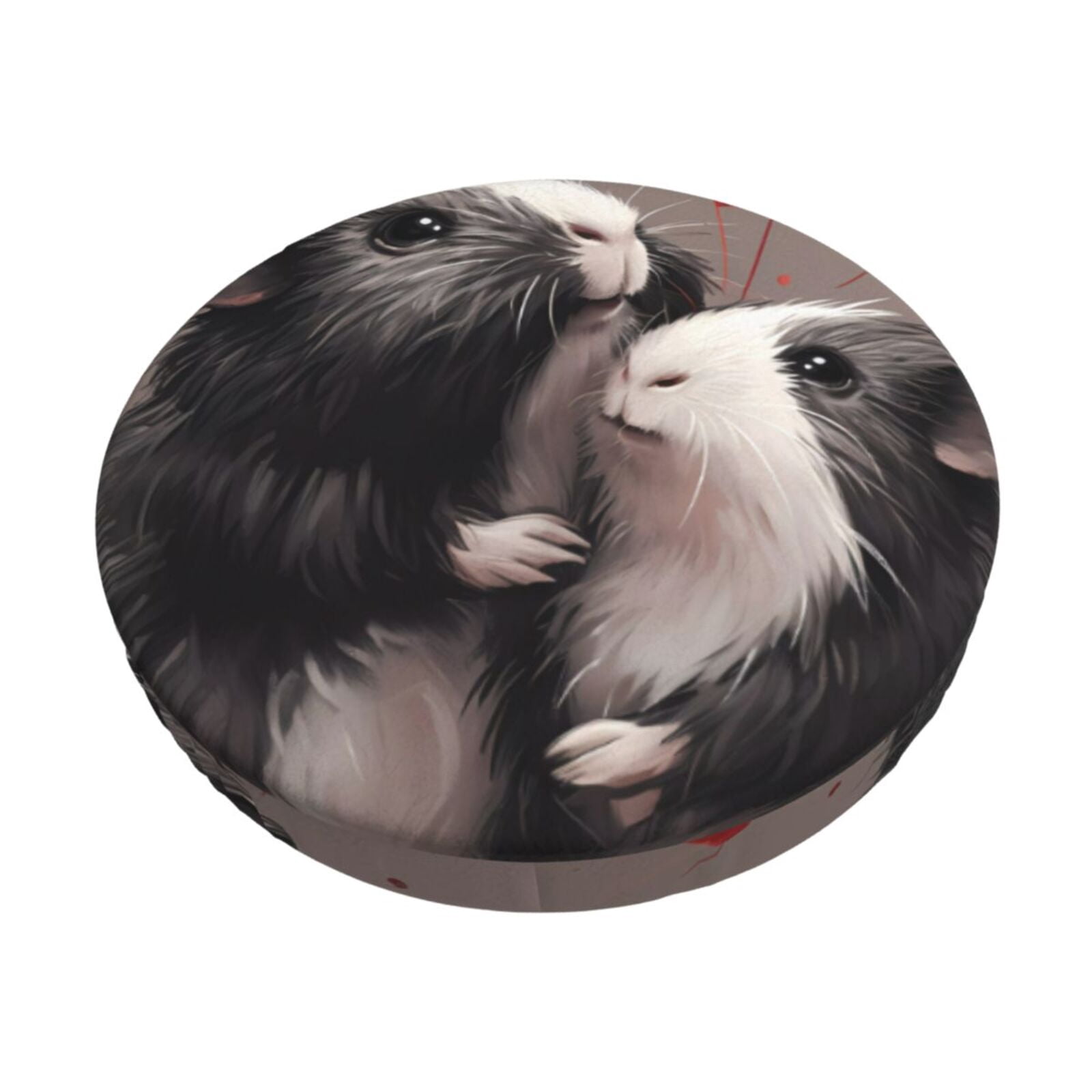 Chickweed For Guinea Pig Loose Stool Reference: Luyuia Heart Guinea Pig Couple Print Bar Stool Cover Cushion