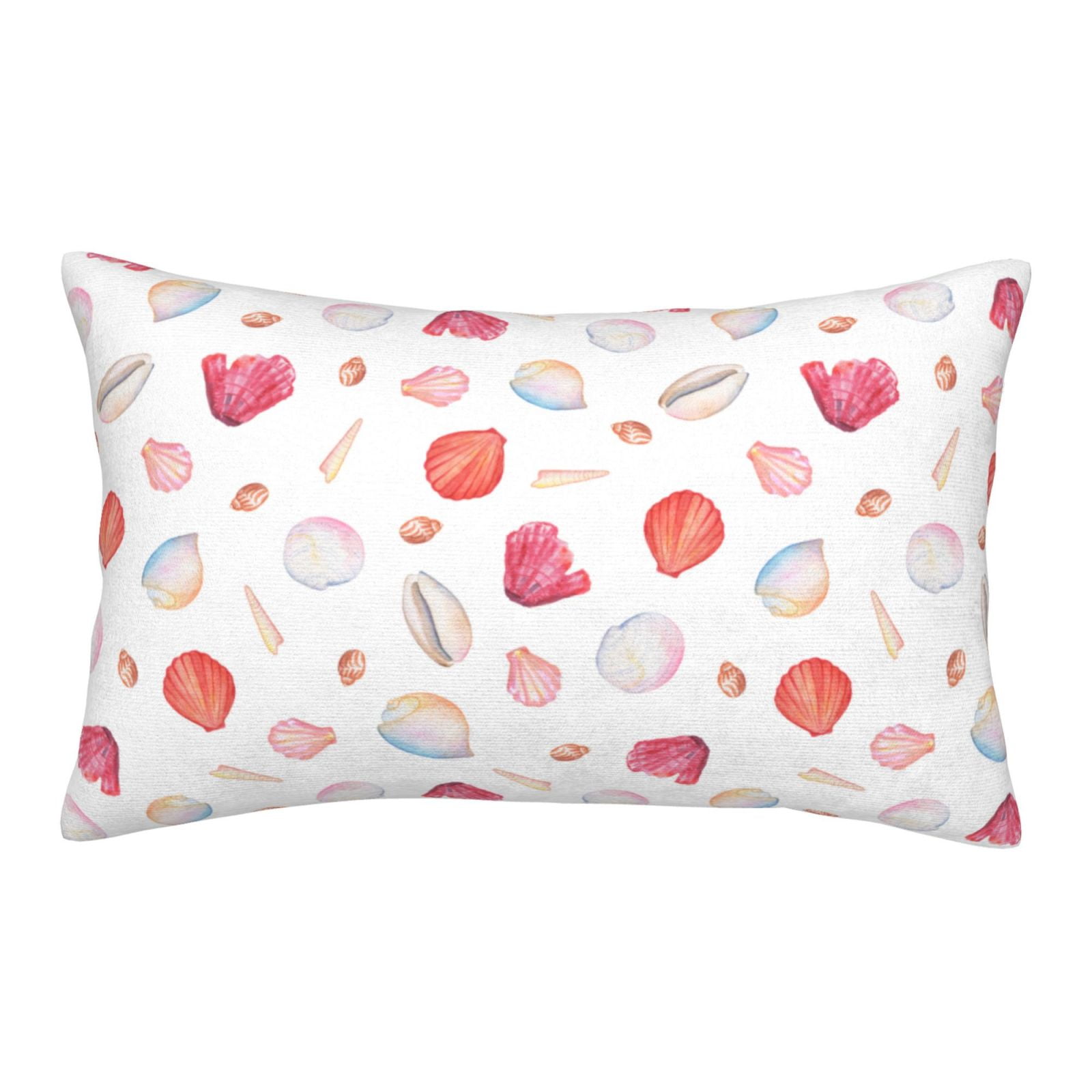 Blue Scallop Flora Pillow Case