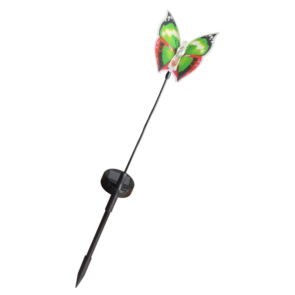 Luz LED con energía solar Lámpara de decoración de jardín al aire libre Precio Caída Ofertas flash verde, rojo, azul