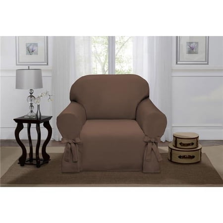 Luzerne Chair Slipcover, Brown
