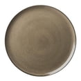 thumbnail image 1 of Luzerne L6753059898 12.5 in. Rustic Chestnut Porcelain Pizza Plate  Brown, 1 of 1