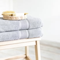Premium Turkish Cotton Light Grey Towels